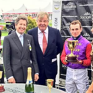 John Warren, Sir Michael Stoute and Ryan Moore